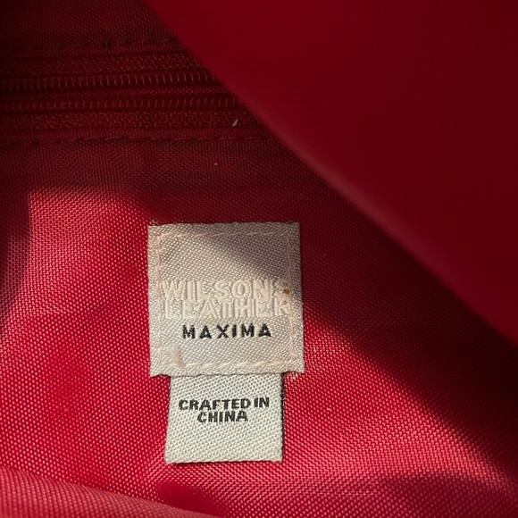 Maxima Red Foldover Clutch - Picture 6 of 9
